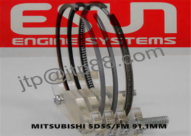 เส้นผ่านศูนย์กลาง 91.1 มม. เครื่องยนต์ดีเซลแหวนลูกสูบ 4D55 OEM Md050395