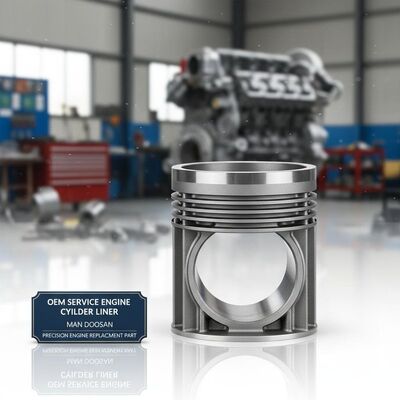 Oem Service Engine Cylinder Liner ออกแบบสําหรับเครื่องขุด MAN DOOSAN ส่วนเครื่องยนต์แม่นยํา